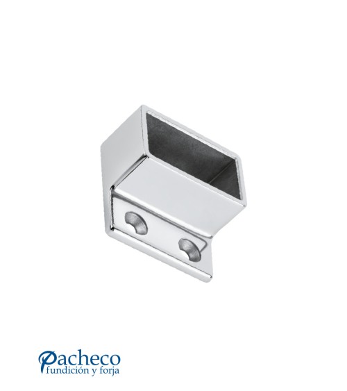 Placa de Acero Inoxidable 316 para Pared Cerrada Brillo y Satinado 50x25 mm