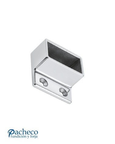 Placa de Acero Inoxidable 316 para Pared Cerrada Brillo y Satinado 50x25 mm