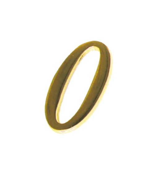 Números en latón brillo para portales, señalización de fachadas y puertas de entrada