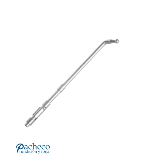 Pasador zincado para soldar en puertas metálicas exteriores