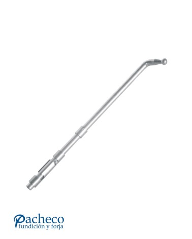 Pasador zincado para soldar en puertas metálicas exteriores