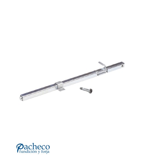 Pasador zincado con muelle para puertas metálicas y cerramientos exteriores