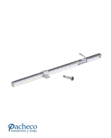 Pasador zincado con muelle para puertas metálicas y cerramientos exteriores