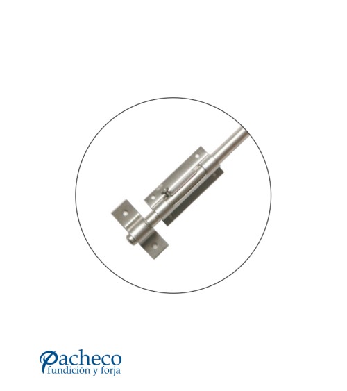 Pasador de Seguridad Inox 316 Satinado para Candado en Puertas Metálicas