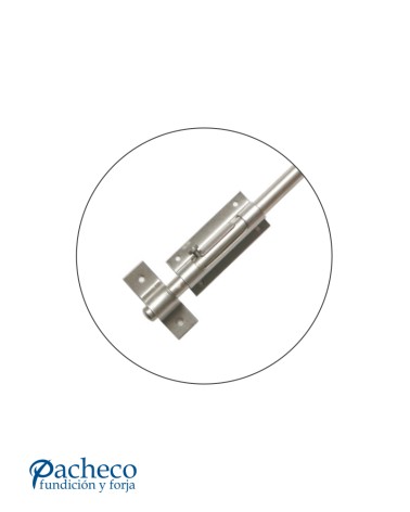 Pasador de Seguridad Inox 316 Satinado para Candado en Puertas Metálicas