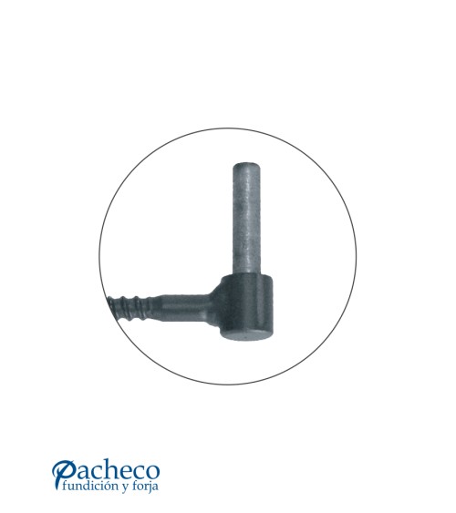 Gozne de hierro negro para montar bisagras en puertas rústicas