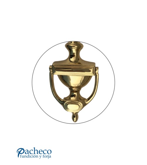 Llamador de Latón Brillo para Puertas de Entrada