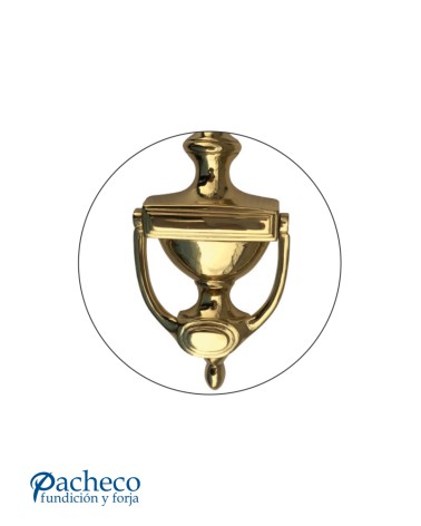 Llamador de Latón Brillo para Puertas de Entrada