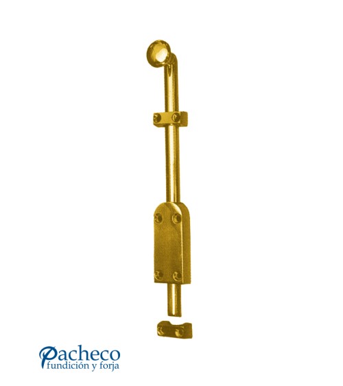 Pasador de latón brillo para puertas rústicas y de entrada