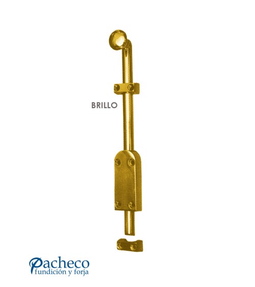 Pasador de latón brillo para puertas rústicas y de entrada