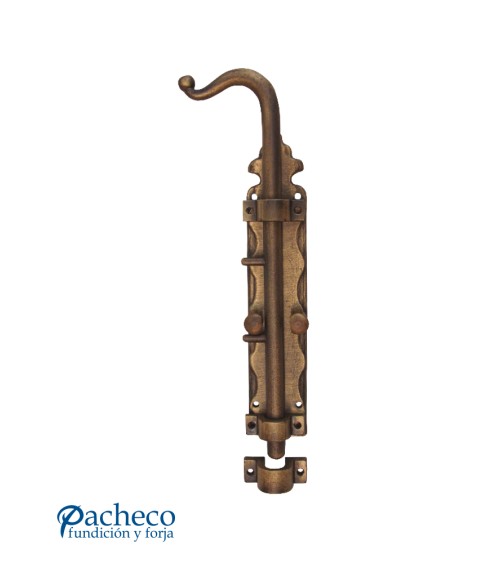 Pasador rústico de hierro forjado para puertas antiguas y portones