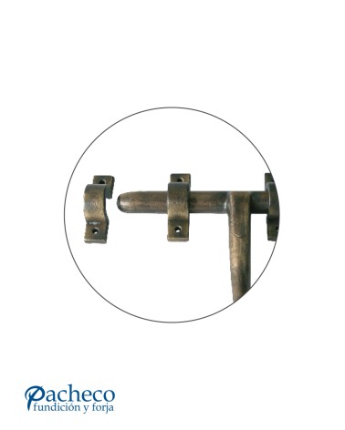 Pestillo Rústico de Hierro Forjado para Puertas Interiores Tradicionales