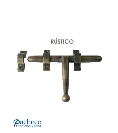 Pestillo Rústico de Hierro Forjado para Puertas Interiores Tradicionales