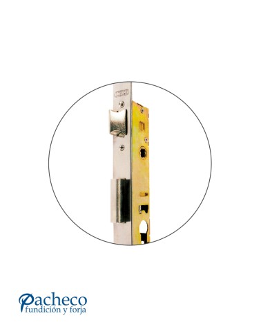 Cerradura Metálica Reforzada con Bombillo de Alta Seguridad para Puertas de Entrada