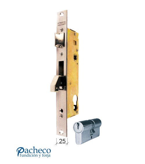 Cerradura de Embutir con Bombillo de Seguridad para Puertas Blindadas o Metálicas