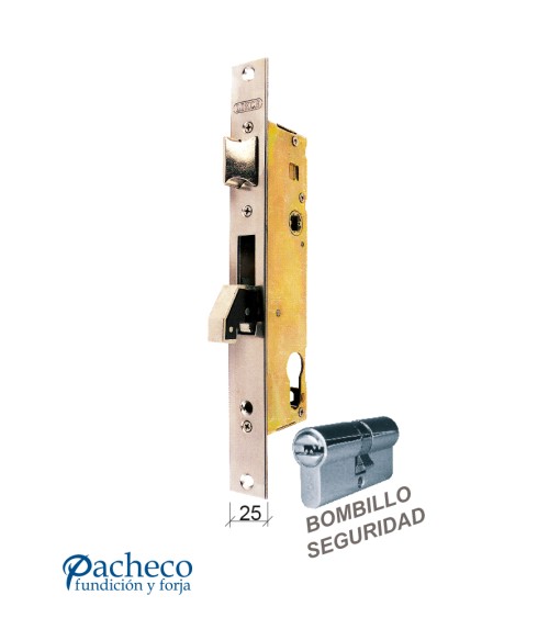 Cerradura de Seguridad Profesional con Bombillo de Doble Protección para Puertas Exteriores