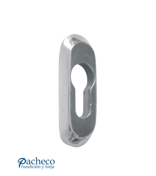 Bocallave de latón cromado para puertas interiores y de entrada