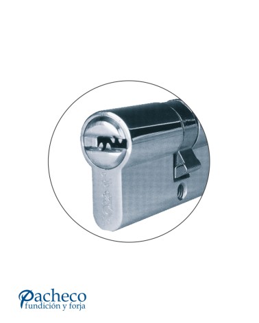 Bombillo de seguridad europerfil con leva corta para cerraduras de alta protección