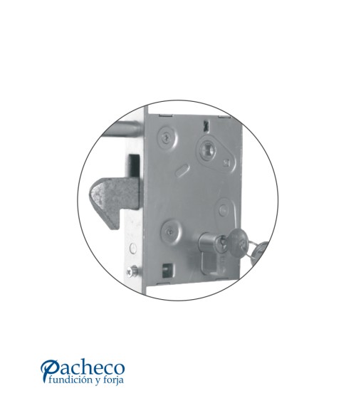 Cerradura de gancho 30 mm para puerta corredera