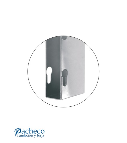 Caja para cerraduras para puerta corredera