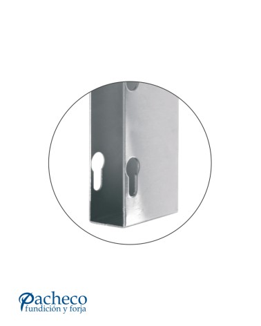 Caja para cerraduras para puerta corredera