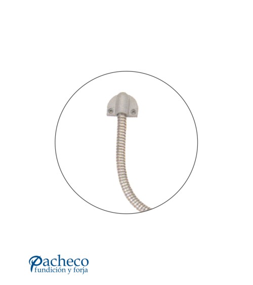 Pasacables metálico flexible para puertas metálicas y automatismos