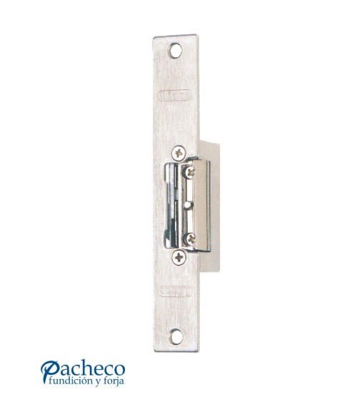 Cerradero automático metálico para cerraduras de puertas metálicas