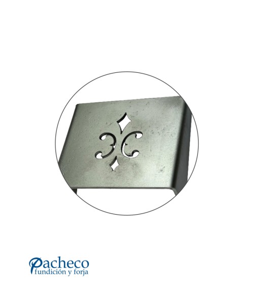 Pisón de hierro para empuje de puertas  modelo decorativo clásico