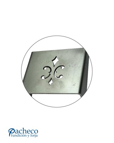 Pisón de hierro para empuje de puertas  modelo decorativo clásico