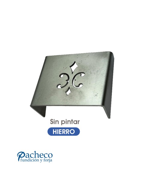 Pisón de hierro para empuje de puertas  modelo decorativo clásico
