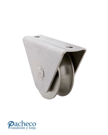 Polea Canal "U" 20 mm con caja para puerta corredera
