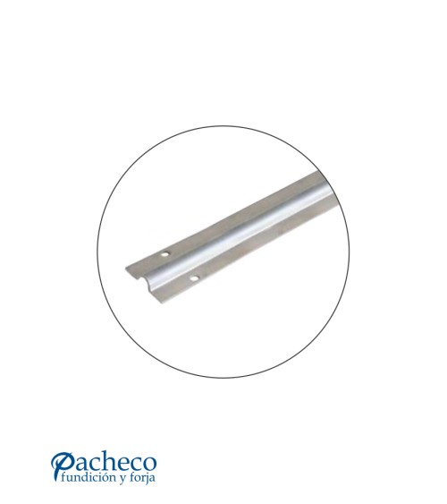 Carril o riel atornillar "U" para puerta corredera