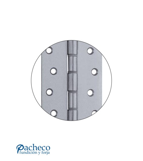 Bisagra para tornillar con rodamiento de Inodiable AISI304 para puerta metálica