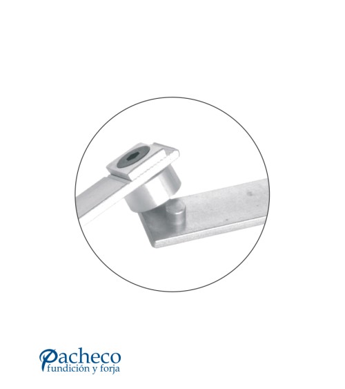 Parte Superior de Punto de giro 42 mm con rodamiento para puerta de Cancela