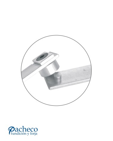 Parte Superior de Punto de giro 42 mm con rodamiento para puerta de Cancela