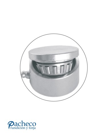 Parte Inferior de Punto de giro de 42 mm con Rodamiento para Puerta de Cancela o Portón