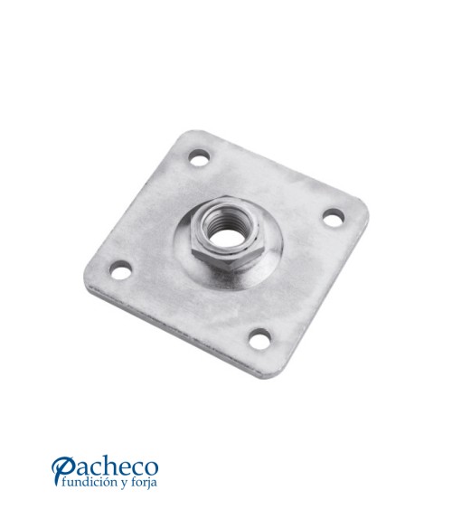 Placa para Bisagra Regulable de Puerta de Cancela