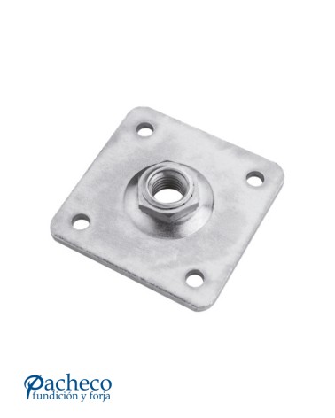 Placa para Bisagra Regulable de Puerta de Cancela