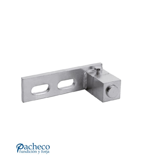 Bisagra con ángulo superior con chapa para puerta elevable