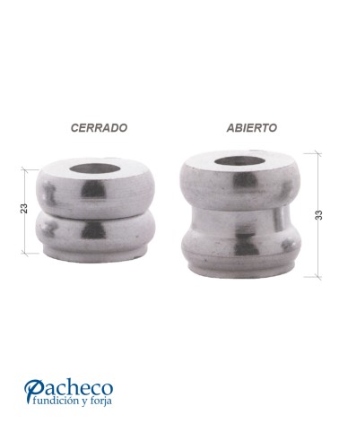 Separador Galvanizado Fijo para Rejas y Barandillas