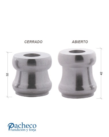 Tope Galvanizado para Rejas de Ventanas y Barandillas