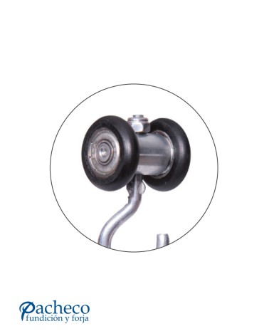 Rollapar simple U-30 gancho para  puerta corredera colgada