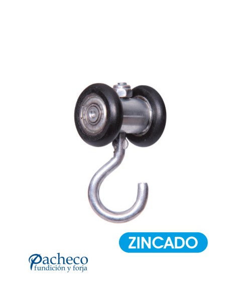 Rollapar simple U-30 gancho para  puerta corredera colgada