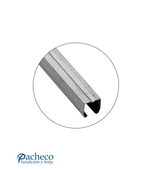 Rail superior U-40 para puerta corredera colgada