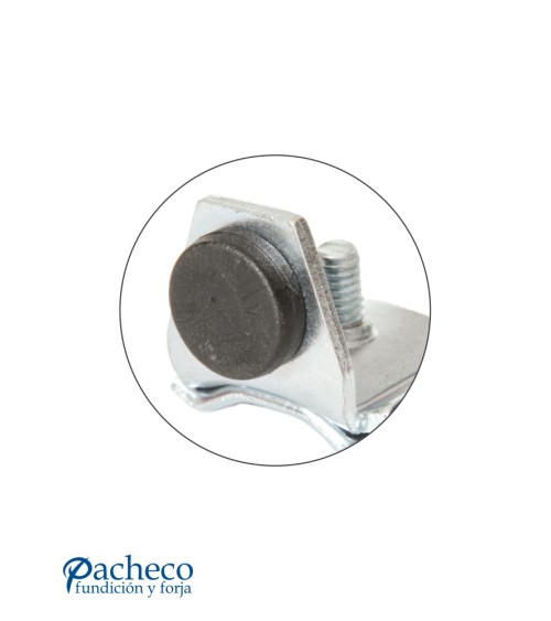 Tope rail U-30 para puerta corredera colgada