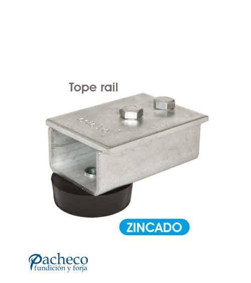Tope rail U-60 para puerta corredera colgada Tope rail U-60 para puerta corredera colgada