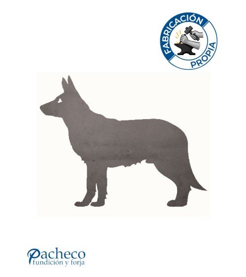 Silueta Perro  en Chapa de Hierro para Decoración