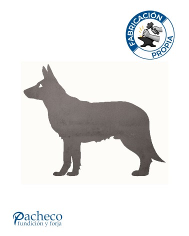 Silueta Perro  en Chapa de Hierro para Decoración