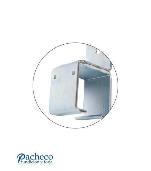 Abrazadera a pared soldada U-40 para puerta corredera colgada