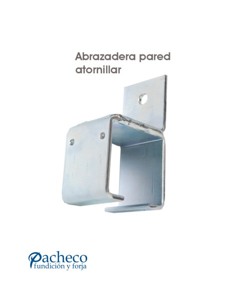 Abrazadera a pared soldada U-40 para puerta corredera colgada Abrazadera a pared soldada U-40 para puerta corredera colgada